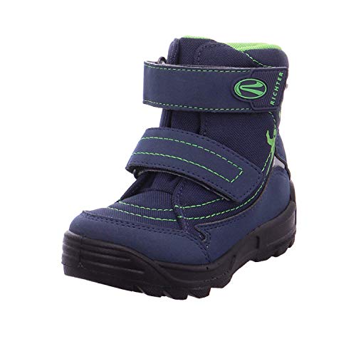 Richter Kinderschuhe Jungen Freestyle Schneestiefel, Blau (Atlantic/Apple), 21 EU von Richter