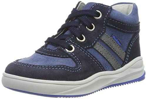 Richter Kinderschuhe Jungen Harry Hohe Sneaker, Blau (Atlantic/River/Ash 7204) von Richter