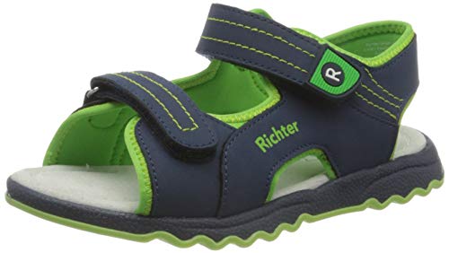 Richter Kinderschuhe Leo Riemchensandalen, Blau (Atlantic/Apple 7202), 26 EU von Richter