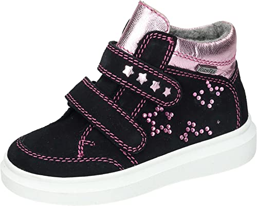 Richter Kinderschuhe Jungen Mädchen Alessa Sneaker, Atlantic/Candy, 27 EU von Richter