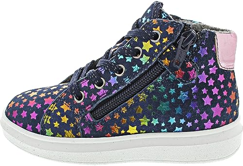 Richter Kinderschuhe Jungen Mädchen Alessa Sneaker, Oceano/Candy, 25 EU von Richter