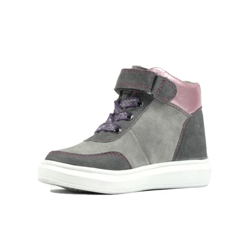 Richter Kinderschuhe Jungen Mädchen Alessa Sneaker, ash/Stone/Candy, 27 EU von Richter