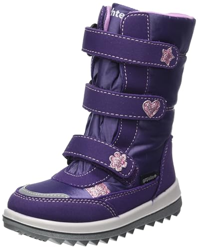 Richter Kinderschuhe Jungen Mädchen Husky2.0 Schneestiefel, BlackBerry/pink/silv, 26 EU von Richter