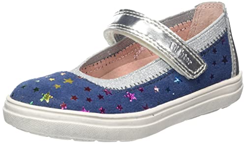 Richter Kinderschuhe Jungen Mädchen Ilva Ballerinas, Nautical/Silver, 25 EU Weit von Richter