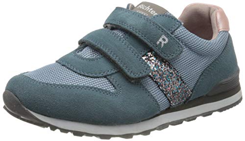 Richter Kinderschuhe Jungen Mädchen Junior Sneaker, Blau (Sky/Silver/Candy 1701), 26 EU von Richter