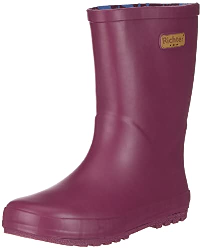 Richter Kinderschuhe Jungen Mädchen Puddleboots Gummistiefel, Plum, 22 EU von Richter