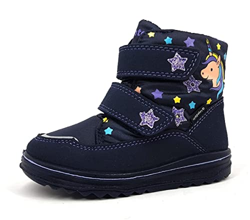 Richter Kinderschuhe Jungen Mädchen Snow Schneestiefel, atlant/violett (Unic, 20 EU von Richter