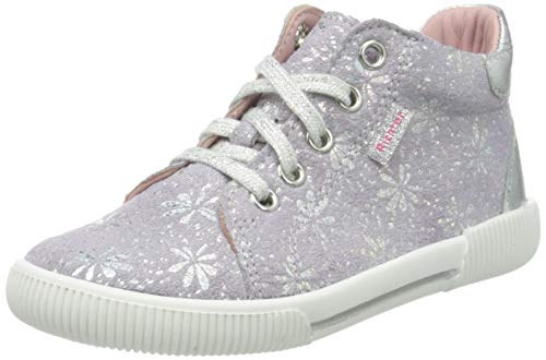 Richter Kinderschuhe Jungen Mädchen Vali Sneaker, Lavender/Silver, 19 EU von Richter