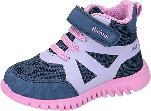 Richter Kinderschuhe Jungen Mädchen Wallaby Sneaker, Nautical/lavend/Viol, 23 EU von Richter