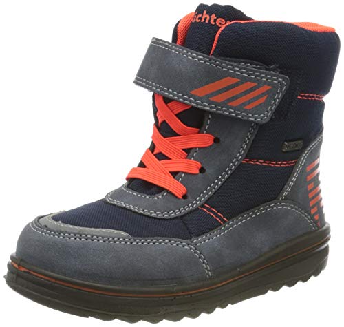 Richter Kinderschuhe Snow 2788-8171 Schneestiefel, 7200atlantic/akz.n.Orang, 23 EU von Richter