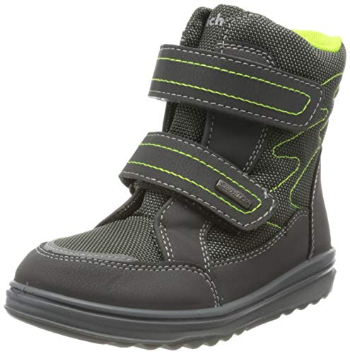 Richter Kinderschuhe Jungen Snow Schneestiefel, Grau (Ash/N.Yellow 6300), 20 EU von Richter