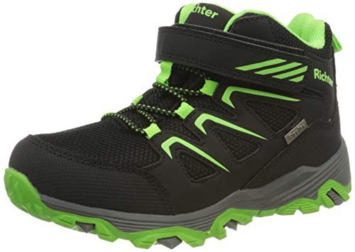 Richter Kinderschuhe TR-1 9256-8172 Walking-Schuh, 9901black/neon Green, 38 EU von Richter