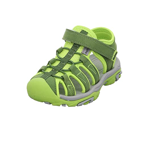 Richter Kinderschuhe Jungen Unisex Kinder Boulder Sandale, Cactus/neon Lime, 25 EU von Richter