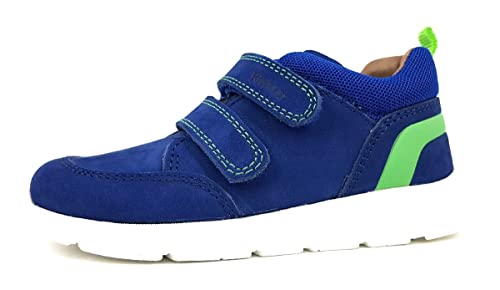 Richter Kinderschuhe Jungen Halbschuhe Klett Sneaker Blau Freizeit, Schuhgröße:30 EU von Richter