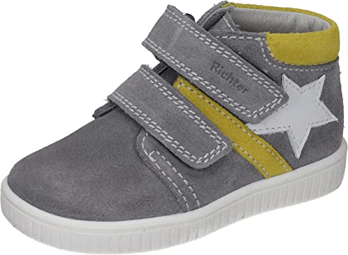 Richter Kinderschuhe Valentin Sneaker, Stone/Pineapple/Whit, 21 EU von Richter