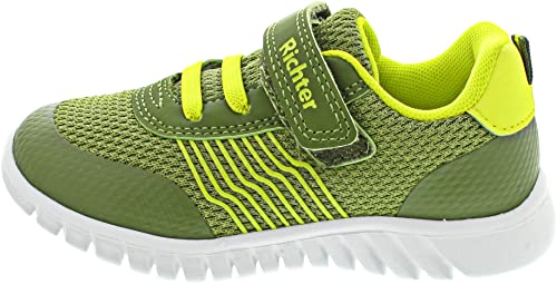 Richter Kinderschuhe Jungen Wallaby Sneaker, Cactus Neon Yellow, 30 EU Weit von Richter