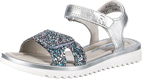 Richter Kinderschuhe Mädchen Emma Sandale, Silver,34 EU von Richter