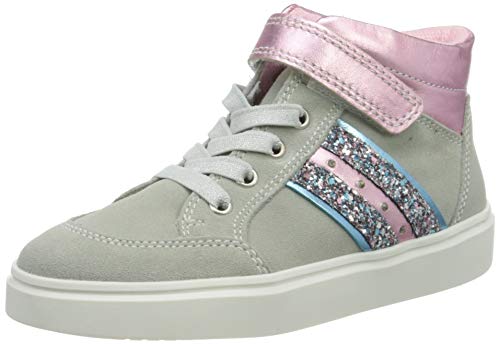 Richter Kinderschuhe Mädchen Flora Hohe Sneaker, Grau (Fog/Candy/Atlas/Silv 1831), 25 EU von Richter