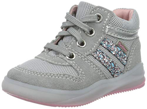 Richter Kinderschuhe Mädchen Harry Hohe Sneaker, Grau (Fog/Flint/Silver 1831), 28 EU von Richter