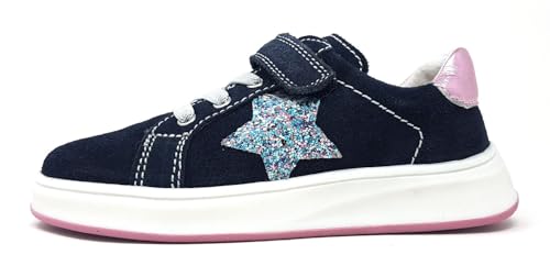 Richter Kinderschuhe Mädchen Klettschuh Blau Freizeit, Schuhgröße:33 EU von Richter