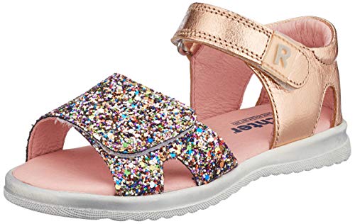 Richter Kinderschuhe Mädchen Lilly Riemchensandalen, Gold (Gold/Salmon 3000), 21 EU von Richter