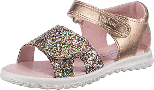 Richter Kinderschuhe Mädchen Sandaletten Sandale Gold Festlich, Schuhgröße:22 EU von Richter