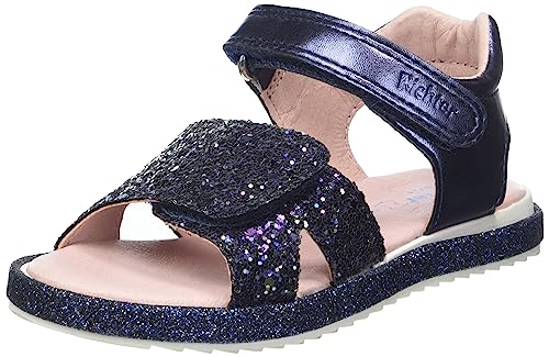 Richter Kinderschuhe Mädchen Romea Riemchensandalen, Blau (Petrol/Atlantic 8200), 28 EU von Richter