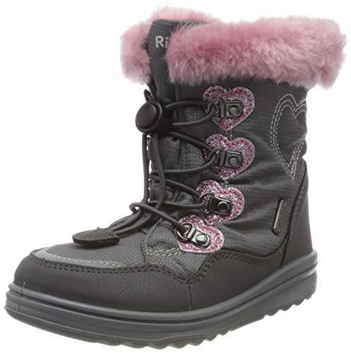 Richter Kinderschuhe Mädchen Snow Schneestiefel, Grau (Ash/Powder 6302), 22 EU von Richter