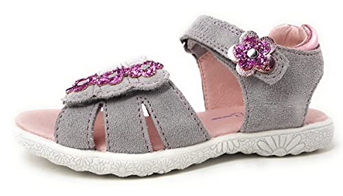 Richter Kinderschuhe Mädchen Zool: Sandale, Light Grey Candy, 26 EU von Richter