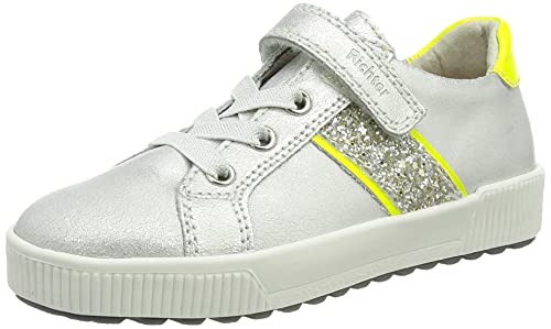 Richter Kinderschuhe Mathea Sneaker, Silver/neon Yellow, 28 EU von Richter