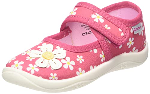 Richter Kinderschuhe Mia Hausschuh, pink (Print Daisy), 36 EU Weit von Richter