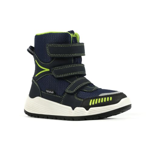 Richter Kinderschuhe RS-1 Schneestiefel, Atlantic/Black/Lime, 25 EU von Richter