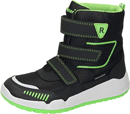 Richter Kinderschuhe RS-1 Schneestiefel, Black/Apple, 36 EU von Richter