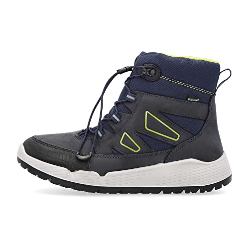 Richter Kinderschuhe RS-1 Schneestiefel, Black/Atlantic/Lime, 27 EU von Richter