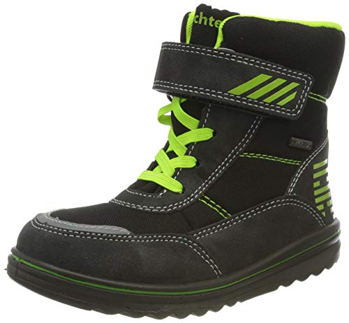 Richter Kinderschuhe Snow 2788-8171 Schneestiefel, 9900black/akz.n.Yellow, 25 EU von Richter