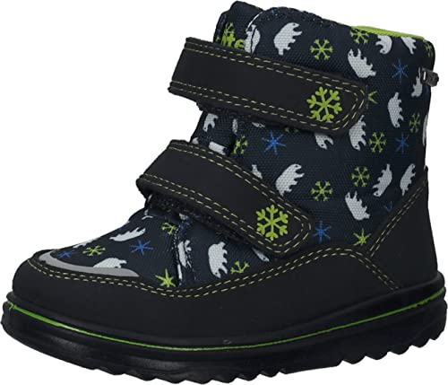 Richter Kinderschuhe Snow Schneestiefel, 7203atlantic/lime, 22 EU von Richter