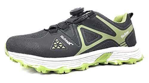 Richter Kinderschuhe TR-5 Straßen-Laufschuh, Black/Cactus, 32 EU von Richter