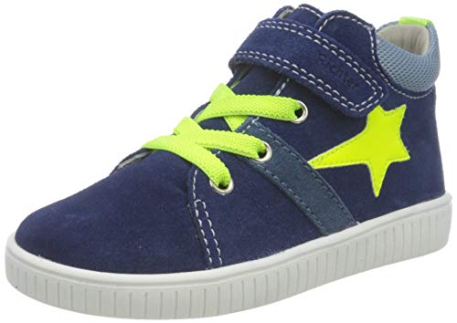 Richter Kinderschuhe Valentin Sneaker, Nauti/Sky/ne.Yell/bl, 21 EU von Richter