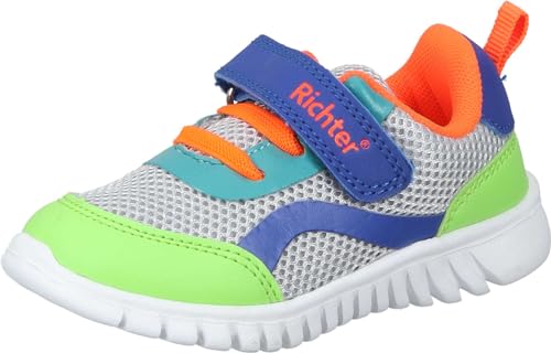 Richter Kinderschuhe Wallaby Sneaker, Grey Multi, 35 EU von Richter