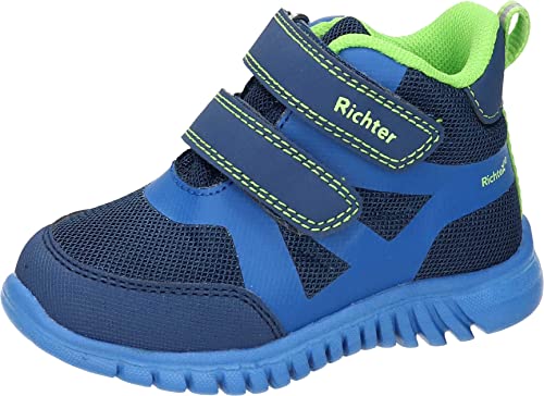 Richter Kinderschuhe Wallaby Sneaker, Nautical/Lagoon/appl, 28 EU von Richter