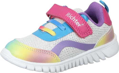 Richter Kinderschuhe Wallaby Sneaker, Silver Multi, 29 EU von Richter