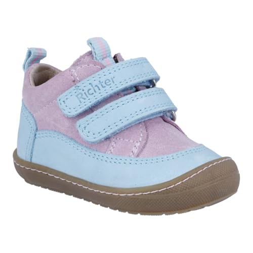 Richter Kinderschuhe Baby-Mädchen Maxi Lauflernschuh, Turquoise/Cameo, 24 EU von Richter