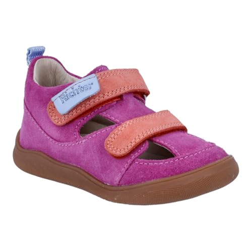 Richter Baby-Mädchen Samy Barfußschuhe, Fuchsia/Parrot/Sky, 22 EU von Richter