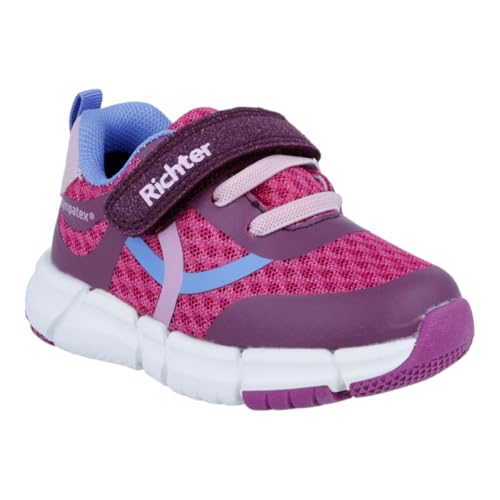 Richter Kinderschuhe Baby-Mädchen Wallaby 2.0 Sneaker, Lady/Berry/Delft/mau, 23 EU von Richter