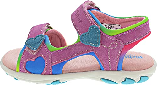Richter Kinderschuhe Dora Sandale, Rosette Multic Light, 35 EU von Richter