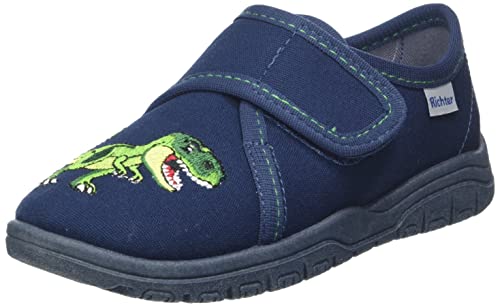 Richter Kinderschuhe Jungen Mailo Hausschuh, Atlantic Sttyrannos, 29 EU Weit von Richter