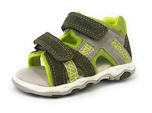 Richter Kinderschuhe Kleinkinder Lauflern Sandalen Sandale Grün Freizeit, Schuhgröße:24 EU von Richter