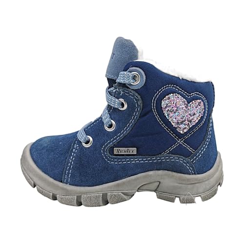 Richter Kinderschuhe Kleinkinder Stiefel Lauflernschuh Blau Freizeit, Schuhgröße:22 EU von Richter