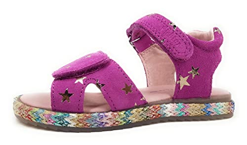 Richter Kinderschuhe Mädchen Halbschuhe Klett Sandale Rosa Freizeit, Schuhgröße:30 EU von Richter