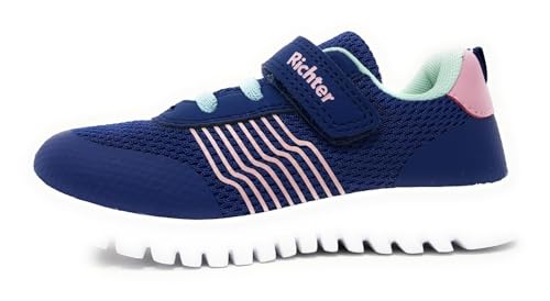 Richter Kinderschuhe Mädchen Wallaby Sneaker, Nautical Powder Jade, 31 EU Weit von Richter